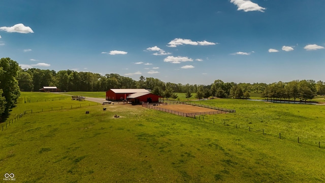 10104 E 850 S, Elizabethtown, IN 47232 - view of yard with a rural view, a pole building, an outdoor structure, and an exterior structure