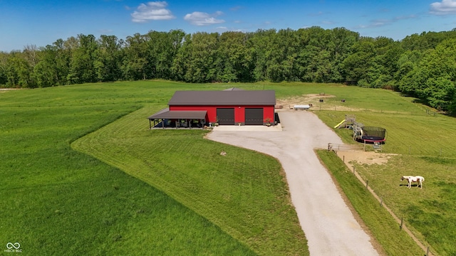 10104 E 850 S, Elizabethtown, IN 47232 - aerial view of sparsely populated area