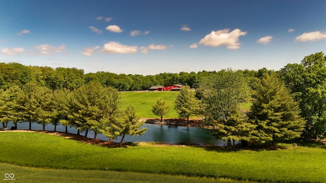 10104 E 850 S, Elizabethtown, IN 47232 - view of green lawn with a water view