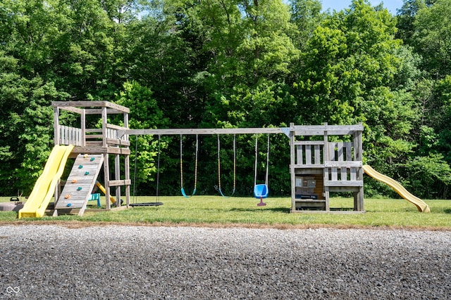 10104 E 850 S, Elizabethtown, IN 47232 - community jungle gym featuring a lawn