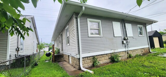 315 S Rural St, Indianapolis, IN 46201 - view of property exterior with crawl space