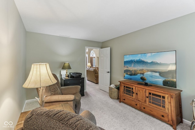 10759 Sawgrass Dr, Fishers, IN 46037 - living area with carpet flooring and baseboards