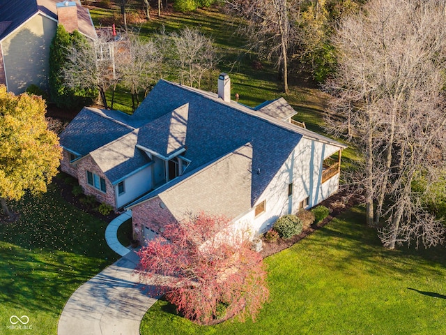 10759 Sawgrass Dr, Fishers, IN 46037 - view from above of property