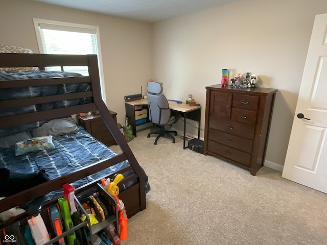 425 Bridgewater Ln S, Muncie, IN 47304 - bedroom with light colored carpet and a desk