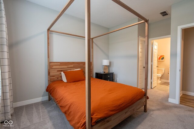 9741 Haughton Ln, Mccordsville, IN 46055 - bedroom with carpet flooring and ensuite bathroom