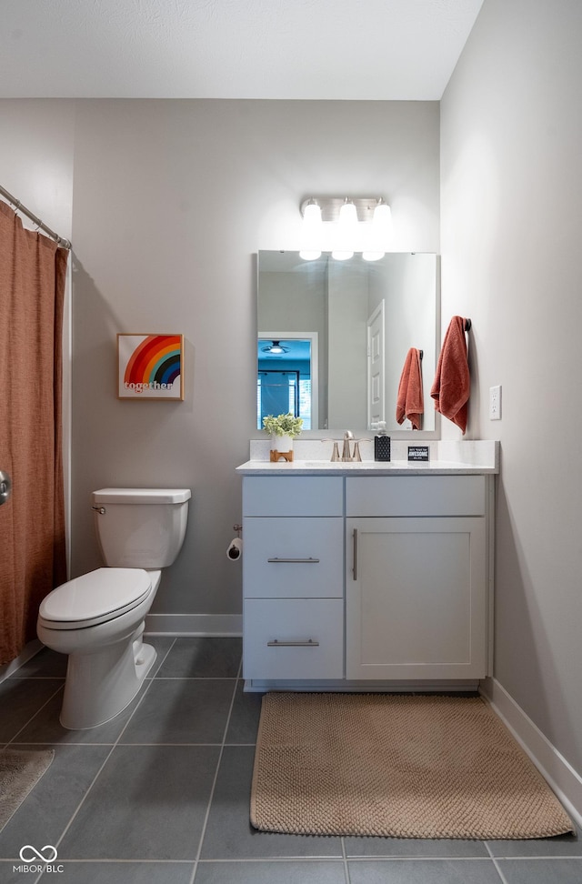 9741 Haughton Ln, Mccordsville, IN 46055 - bathroom with tile patterned floors and vanity