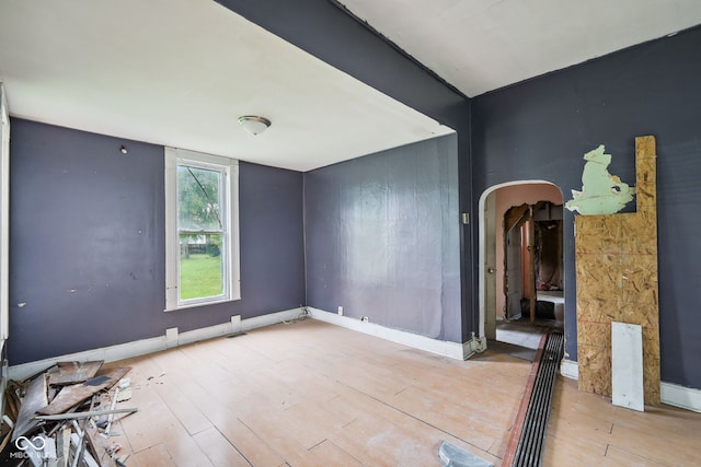 1514 W 2nd St, Marion, IN 46952 - unfurnished room featuring wood finished floors and baseboards