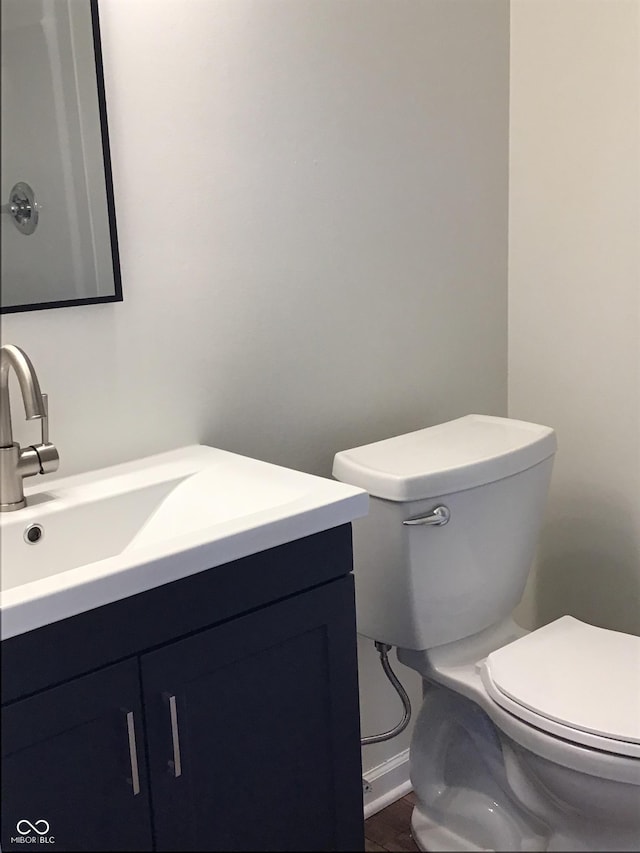 6070 Southbay Dr, Indianapolis, IN 46250 - bathroom featuring vanity and toilet