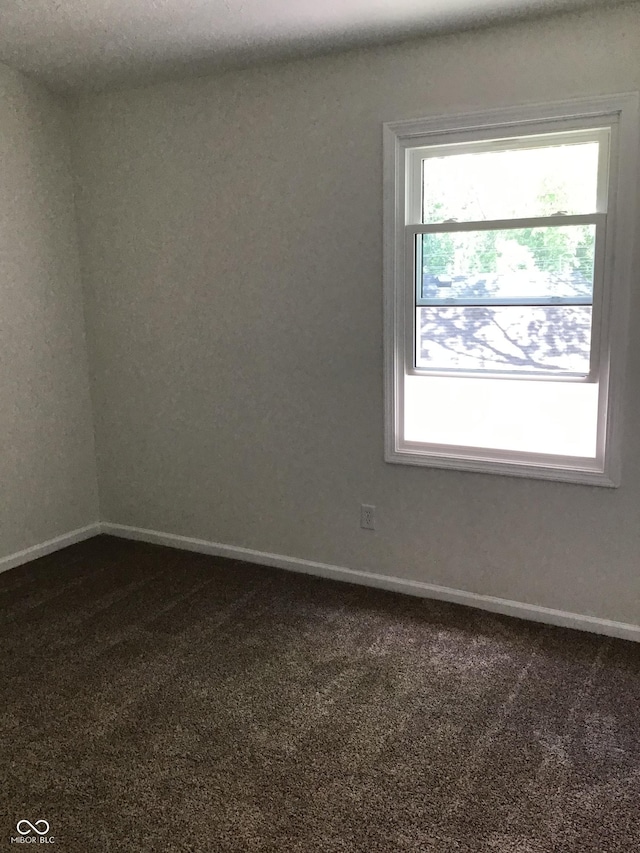 6070 Southbay Dr, Indianapolis, IN 46250 - spare room with dark carpet and baseboards