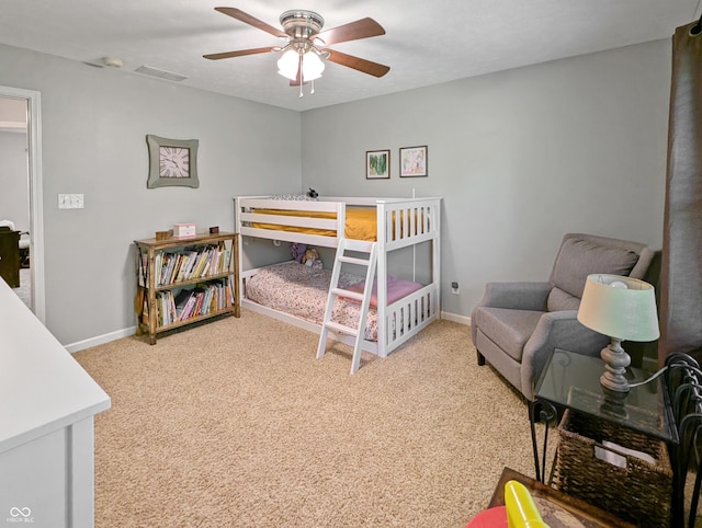 319 Mcintosh Ln, Westfield, IN 46074 - bedroom featuring carpet floors, baseboards, and a ceiling fan