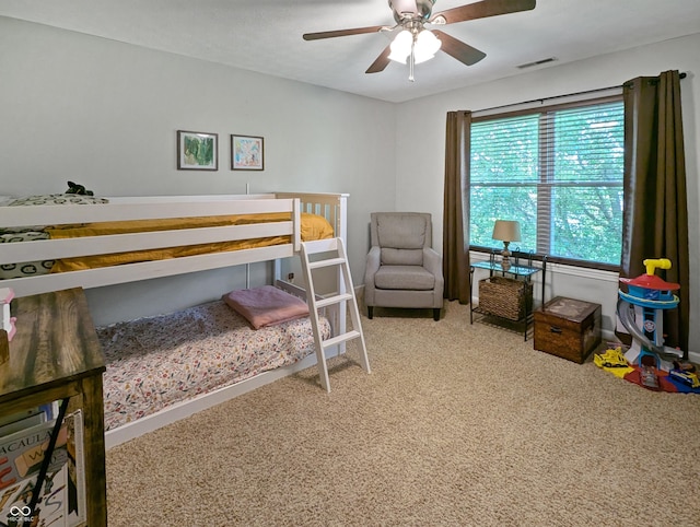 319 Mcintosh Ln, Westfield, IN 46074 - bedroom featuring carpet floors and ceiling fan