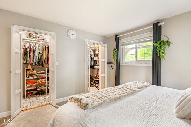 800 E 104th St, Carmel, IN 46280 - carpeted bedroom with a spacious closet, a closet, and baseboards