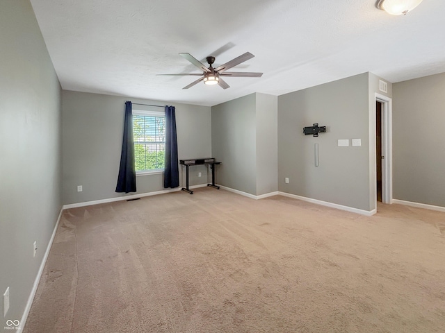 1843 Winchester Blvd, Avon, IN 46123 - unfurnished room featuring ceiling fan, baseboards, and light colored carpet