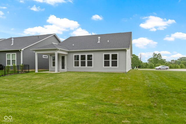 7248 Covington St, Lebanon, IN 46052 - rear view of house with a patio area
