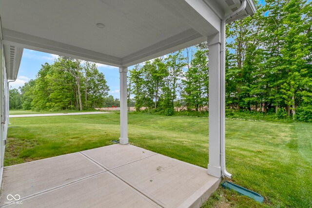 7248 Covington St, Lebanon, IN 46052 - view of patio with view of scattered trees