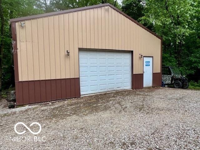 6774 S Becks Grove Rd, Freetown, IN 47235 - view of detached garage
