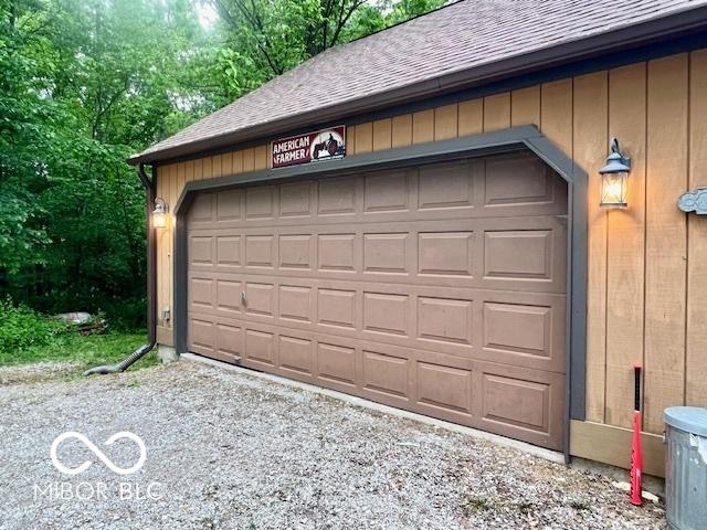 6774 S Becks Grove Rd, Freetown, IN 47235 - view of garage