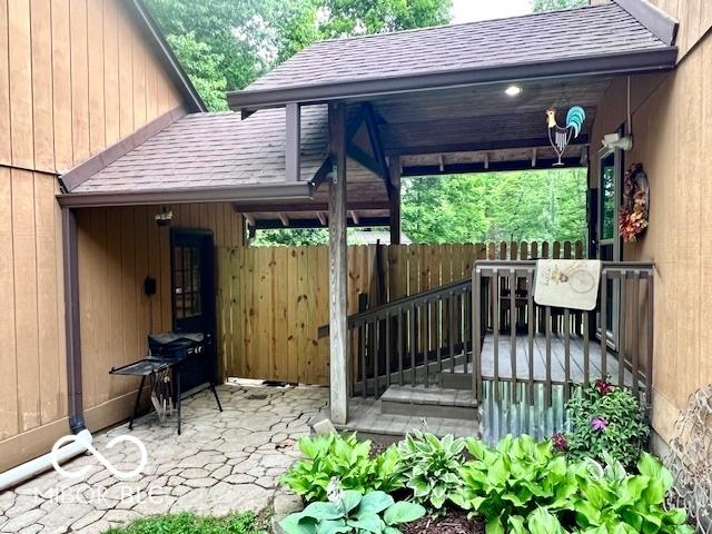 6774 S Becks Grove Rd, Freetown, IN 47235 - view of patio / terrace