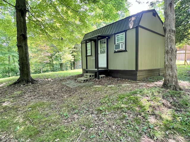 6774 S Becks Grove Rd, Freetown, IN 47235 - view of outdoor structure with entry steps and cooling unit