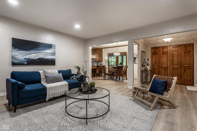 8905 Washington Blvd W Drive, Indianapolis, IN 46240 - living room with light wood finished floors and baseboards
