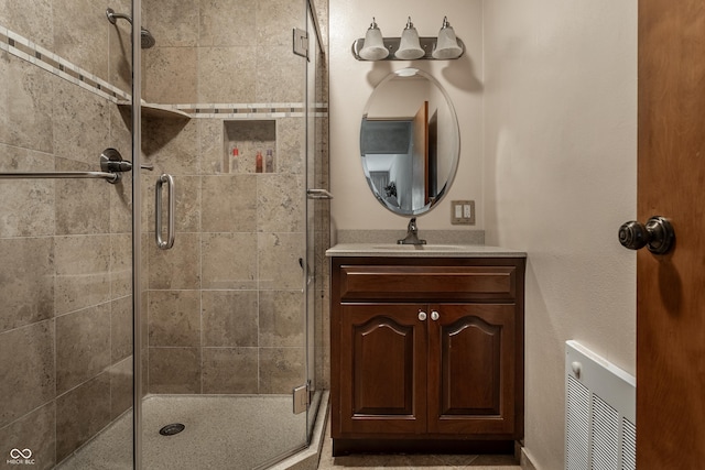 8905 Washington Blvd W Drive, Indianapolis, IN 46240 - bathroom featuring a stall shower and vanity