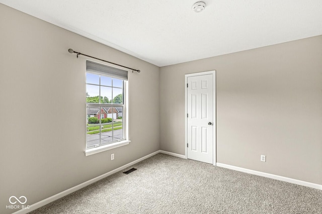 11072 Lake Run Dr, Fishers, IN 46038 - carpeted spare room featuring a smoke detector and baseboards