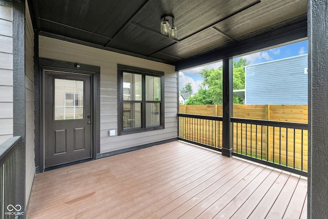 1027 Hosbrook St, Indianapolis, IN 46203 - view of deck