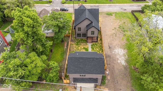 1027 Hosbrook St, Indianapolis, IN 46203 - aerial view of property and surrounding area