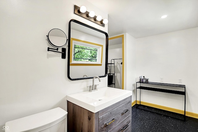1725 W 53rd St, Indianapolis, IN 46228 - full bathroom featuring toilet and vanity