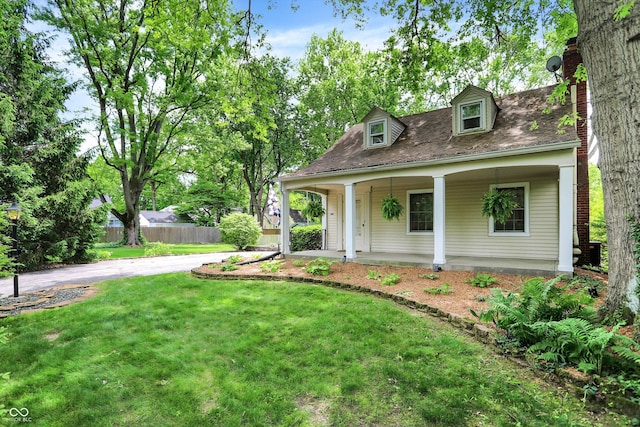 1725 W 53rd St, Indianapolis, IN 46228 - cape cod house with covered porch