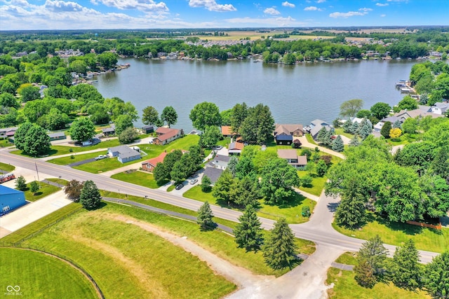 1240 Stringtown Pike, Cicero, IN 46034 - aerial view of residential area featuring a large body of water
