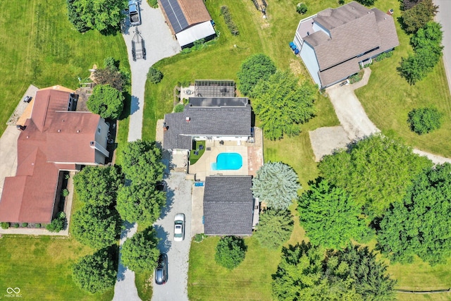 1240 Stringtown Pike, Cicero, IN 46034 - drone / aerial view of a pool