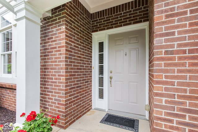 11510 Monon Farms Ln, Carmel, IN 46032 - view of exterior entry featuring brick siding