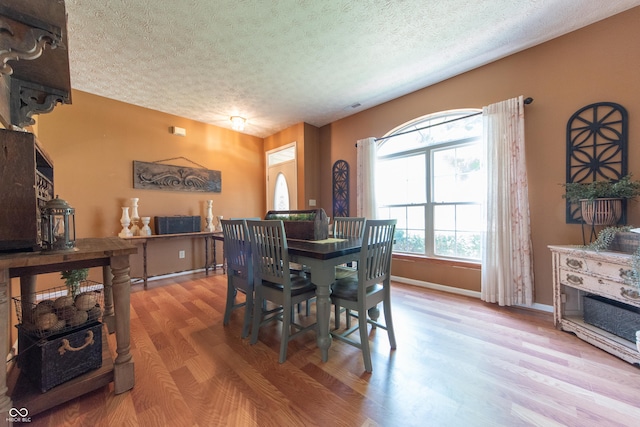 977 Canary Creek Dr, Franklin, IN 46131 - dining space with wood finished floors and a textured ceiling