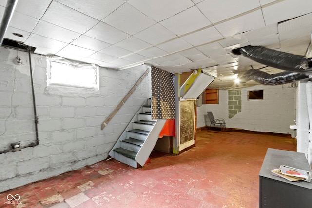 1021 W 37th St, Indianapolis, IN 46208 - basement featuring stairway