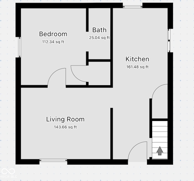 526 N Centennial St, Indianapolis, IN 46222 - home floor plan