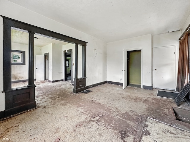 526 N Centennial St, Indianapolis, IN 46222 - view of unfurnished living room