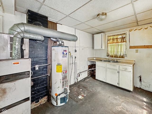 526 N Centennial St, Indianapolis, IN 46222 - utilities with water heater and a sink