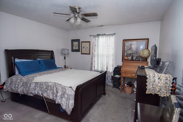 540 Cahill Ln, Indianapolis, IN 46214 - carpeted bedroom with a ceiling fan