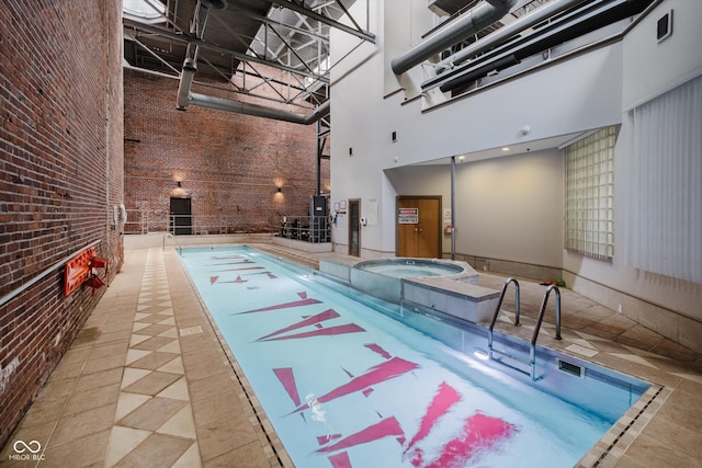 611 N Park Ave Unit 108, Indianapolis, IN 46204 - view of indoor pool