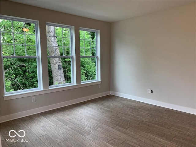 17399 Dovehouse Ln, Westfield, IN 46074 - spare room with baseboards and wood finished floors