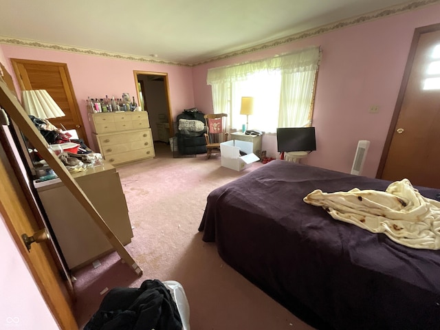 851 E Franklin St, Spencer, IN 47460 - bedroom with light colored carpet