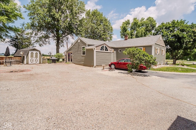 1254 N State Road 39, Frankfort, IN 46041 - view of front of property with a chimney