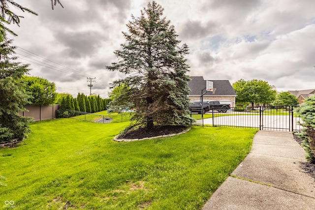 12539 Pebblepointe Pass, Carmel, IN 46033 - view of yard featuring concrete driveway and an attached garage