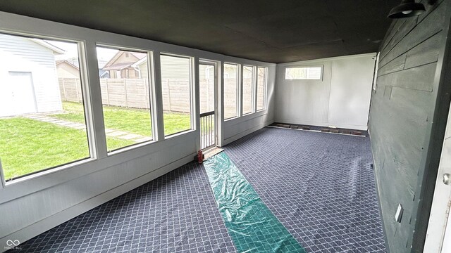 909 N Temple Ave, Indianapolis, IN 46201 - view of unfurnished sunroom