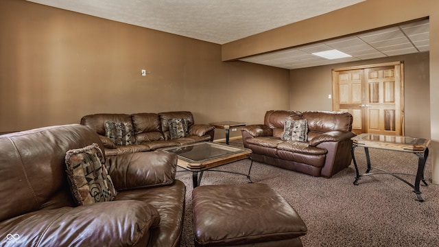 719 E New Rd, Greenfield, IN 46140 - living room featuring carpet