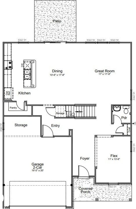 1085 Bevy Blvd, Danville, IN 46122 - home floor plan
