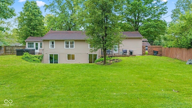 426 Tipton Ln, Columbus, IN 47201 - rear view of property featuring a deck
