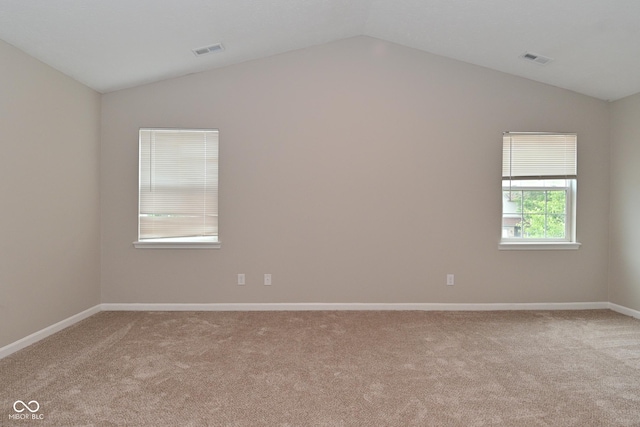 10722 Mistflower Way, Indianapolis, IN 46235 - carpeted empty room featuring lofted ceiling