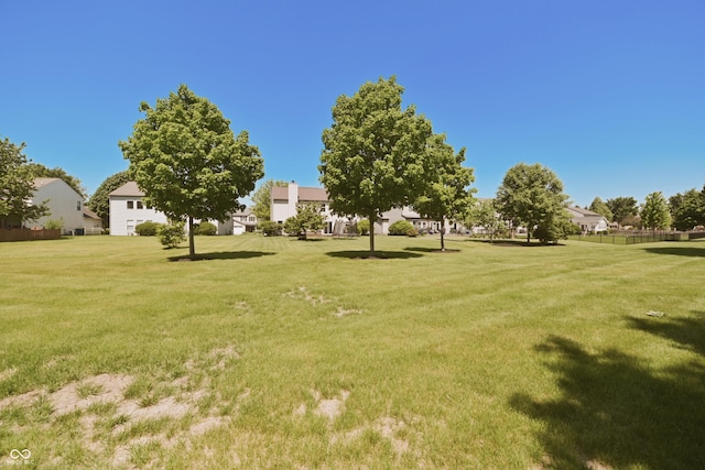12677 Honors Dr, Carmel, IN 46033 - view of green lawn featuring a residential view